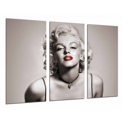 Cuadro Moderno Fotografico base madera, Actriz Marilyn Monroe, Icono Sexual, Rubia, Mito Erotico